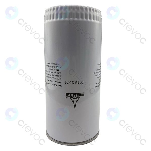 01183574 Oil Filter for DEUTZ F6L912 Replace No. 01174421 / 01171116 - Image 2