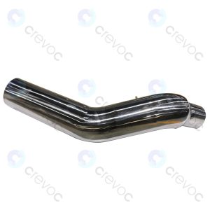 2011-2024 Ford 6.7L Exhaust Pipe Rear Section Diesel Elbow Tip 5" Inlet 7" Outlet SS304 Polished 45 Degree Bending