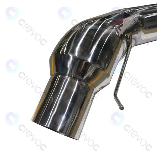 2011-2024 Ford 6.7L Exhaust Pipe Rear Section Diesel Elbow Tip 5" Inlet 7" Outlet SS304 Polished 45 Degree Bending - Image 3