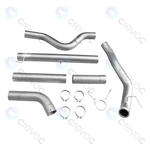 5“ Cummins 6.7 Dodge Ram 2500/3500 2013-2018 Turbo-Back Exhaust DPF Delete Pipe - Image 2