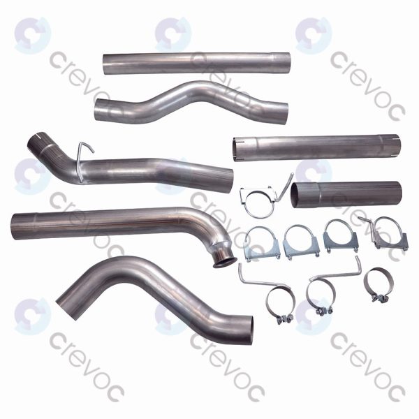 4" GM Duramax 6.6L Down-pipe Back Race Exhaust (2001-2007) - Image 2