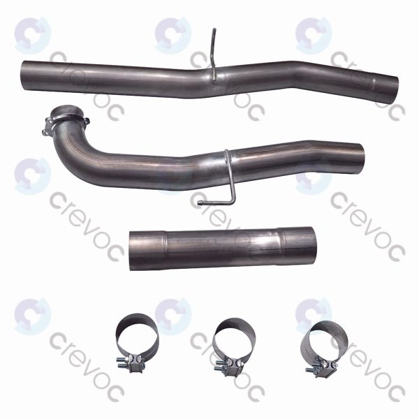 4" GM Duramax L5P Chevrolet Silverado and GMC Sierra Down-pipe Back Race Exhaust System (2017-2025) - Image 2