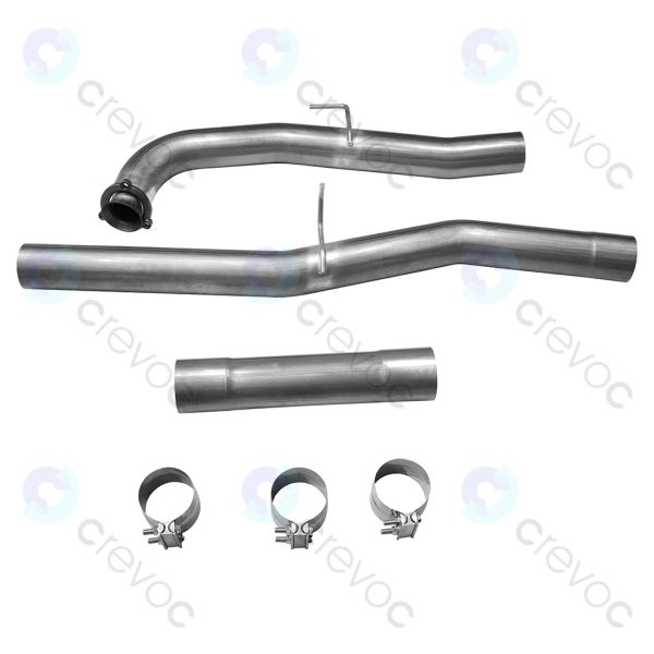 4" GM Duramax 6.6L 2015.5-2016 Cat&DPF Delete pipe (3 bolts flange) - Image 2