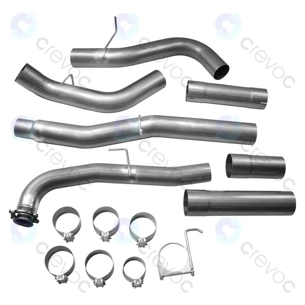 5" GM Duramax 6.6L L5P 2500 3500 2017-2023 Race Exhaust (4-BOLT Flange) - Image 2